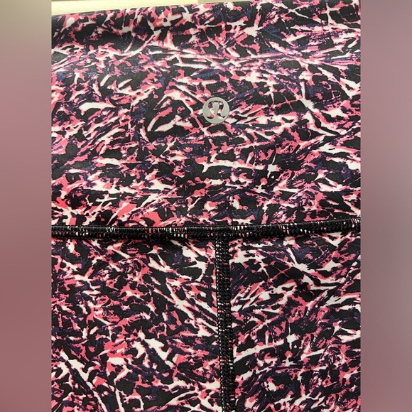 Lululemon Leggings Pink High Times Boom Juice 25” - Picture 7 of 10
